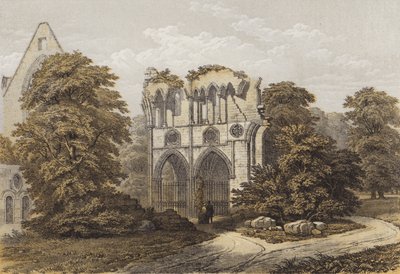 Dryburgh Abbey by English School
